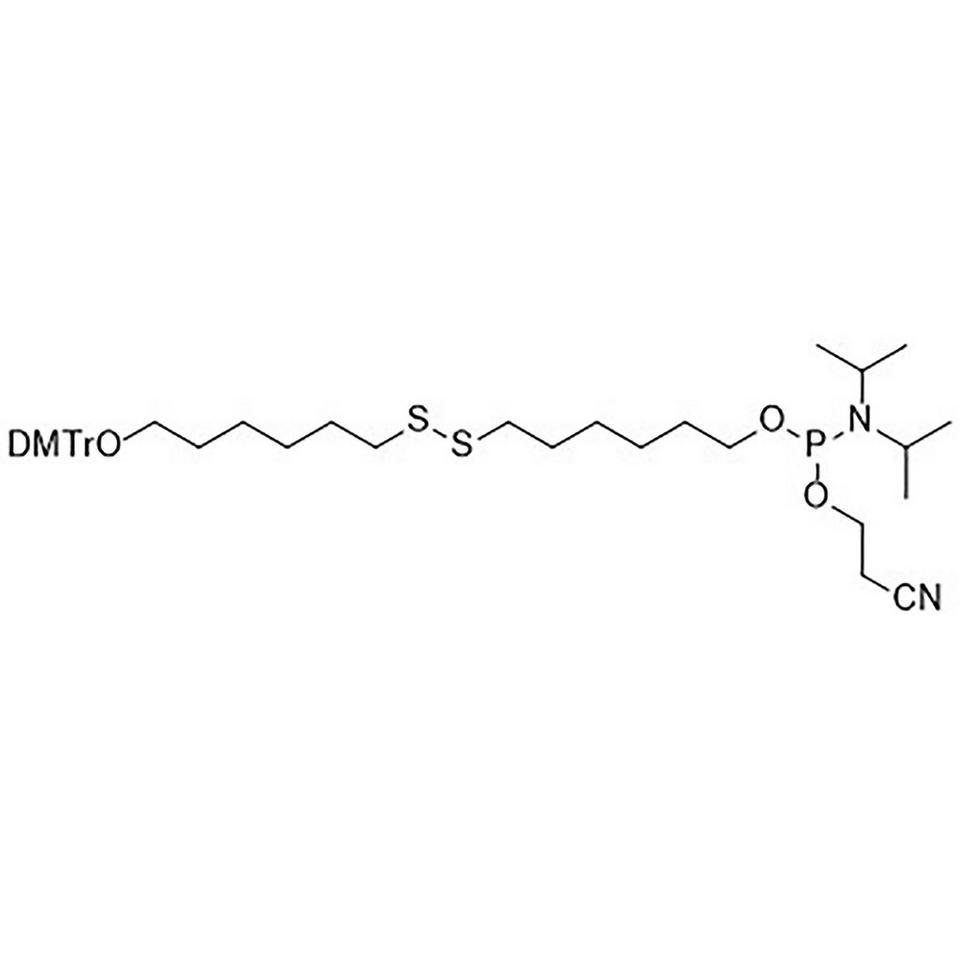 5'-Thiol C6 SS Modifier Amidite (DMT-7,8-dithiotetradecan-1,14-diol)